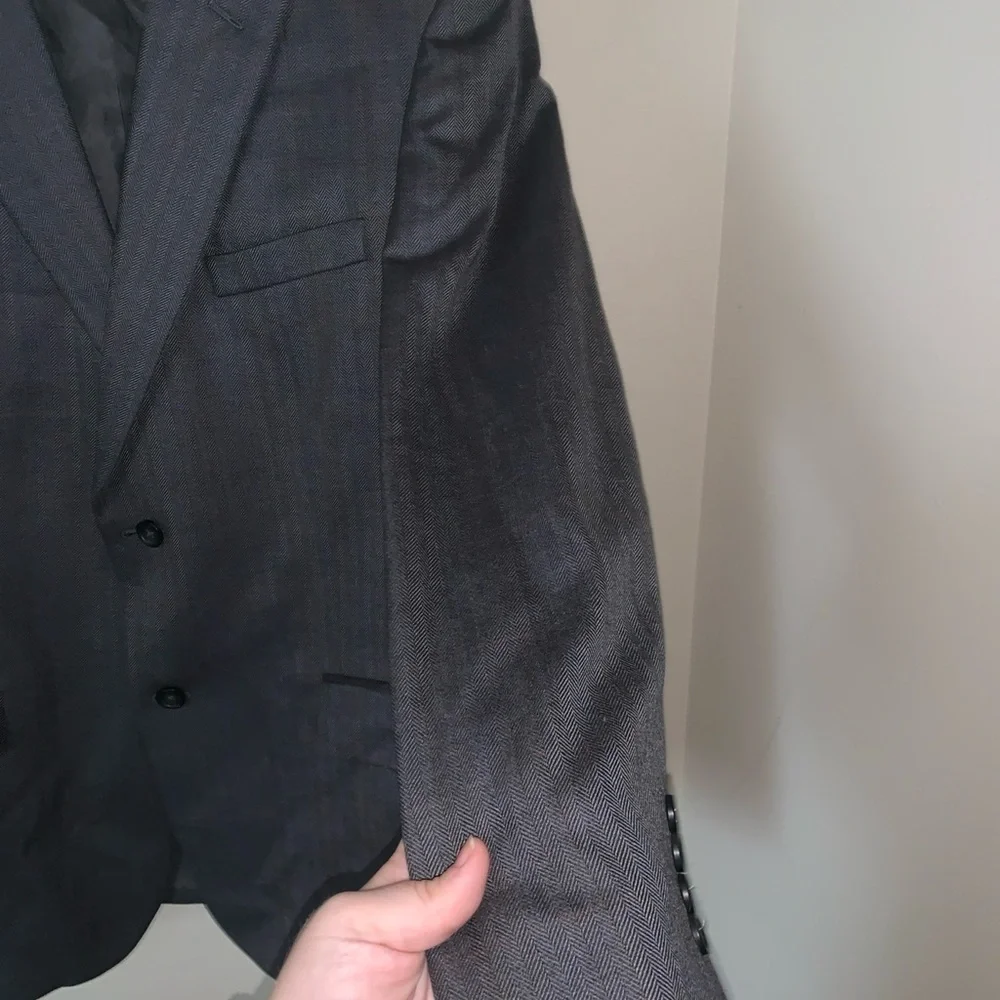 Joseph & Feiss Charcoal Blazer Size 44 Short